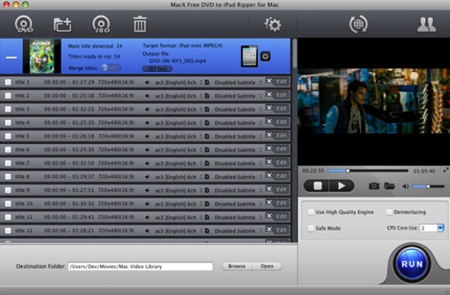 Free DVD to iPad Ripper for Mac 4.1.0