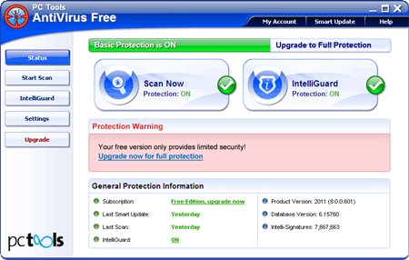 PC Tools Antivirus Free 2011