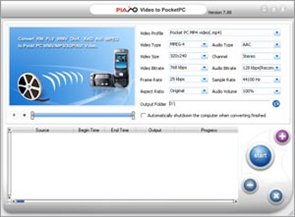 Free Pocket PC Video Converter 12.07.01