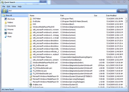 Quick Search 1.0.0.166