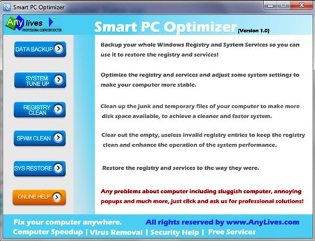 Smart PC Optimizer 1.0
