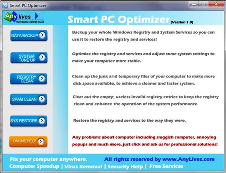 Smart PC Optimizer 1.0
