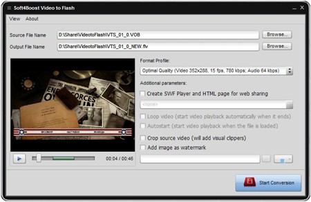 Soft4Boost Video to Flash 2.5.3.171