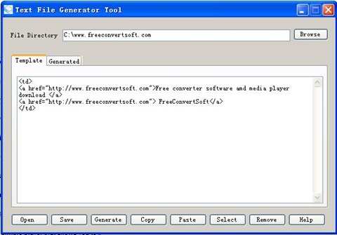 Free Text File Generator Tool 1.1