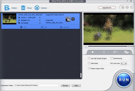 Free MOV to WMV Converter 5.0.1