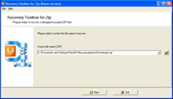Free ZIP File Recovery 1.0