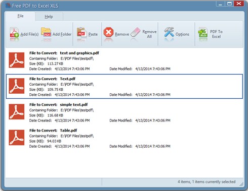 Free PDF to Excel XLS 5.7.4 - Download Freeware - Download Free Software